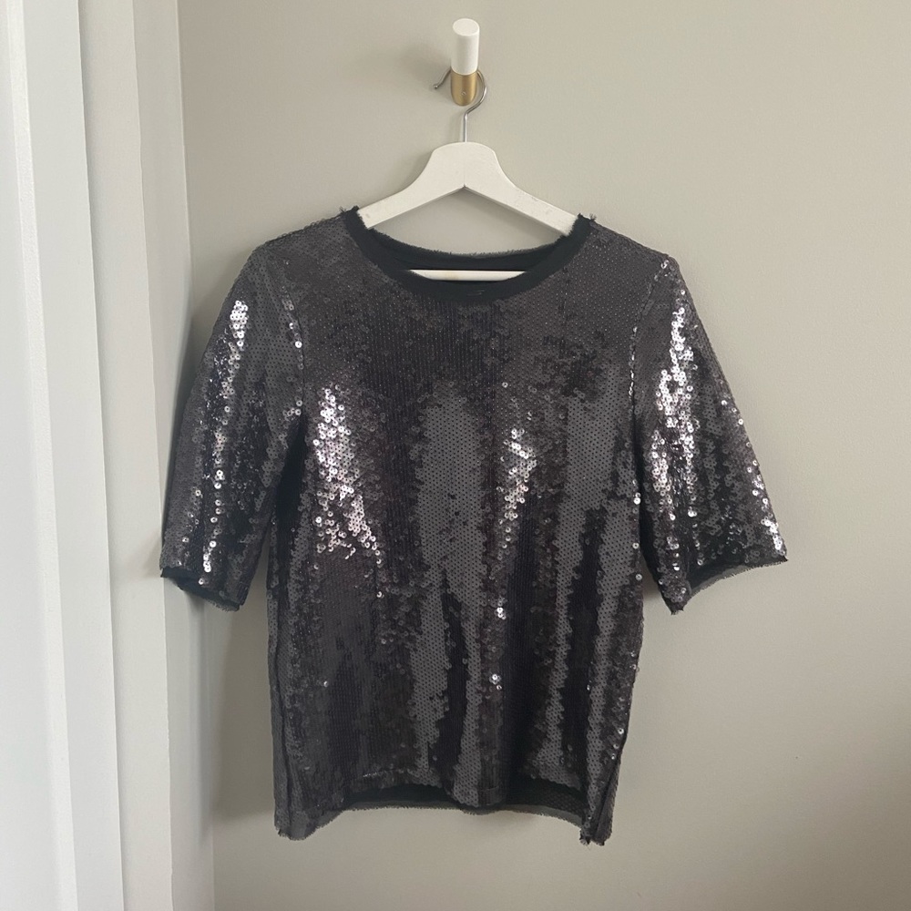 Zara sequin blouse